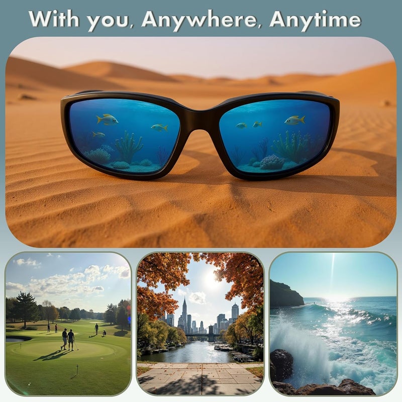 SOLPRO Motorcycle Riding Glasses Foam Padded Windproof Polarized TR90 Floating Frame for Outdoor Activity Sports And Fishing - Image 5